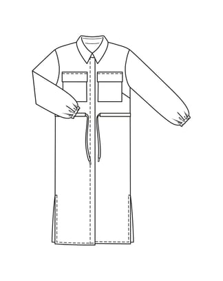 Organza Blouse 111 | Burda Style 02/24 | PDF Sewing Pattern