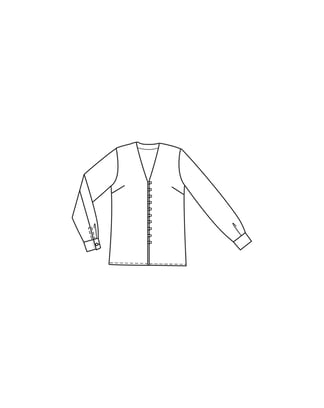 Cotton Blouse 108 | Burda Style 03/24 | PDF Sewing Pattern