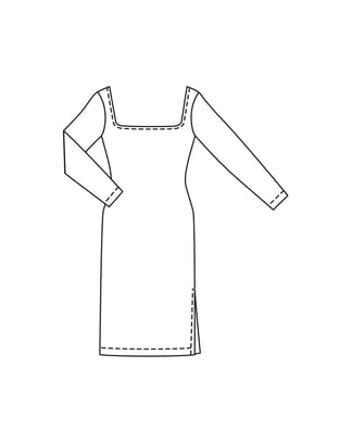Robe en jersey n°122 | Burda Style 04/24 | Patron de couture PDF