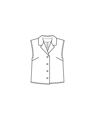 Kamizelka nr 115 | wiskoza | Burda Style 05/24 | Wykrój PDF