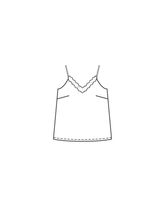 Top de seda #120 | Burda Style 07/24 | Patrón de costura PDF