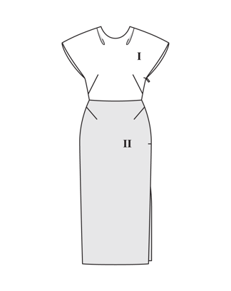 PDF-symønster - Burda 120 - Kjole - Dame