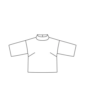 PDF-symønster - Burda 123 - Top - Dame