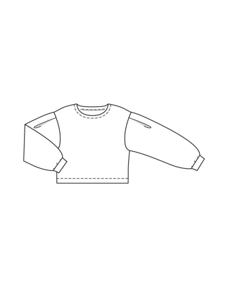 Pull en tricot n°101 | Burda Style 10/24 | Patron de couture PDF