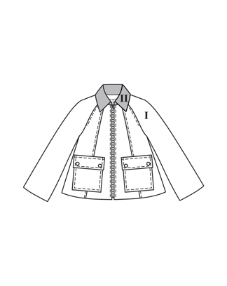 Jasje #110| gabardine | burda style 11/24 | PDF naaipatronen
