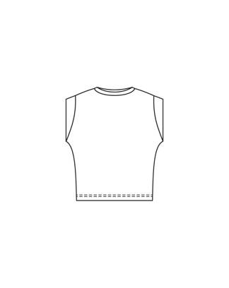 PDF-symønster - Burda BS2504107 - Shirt - Dame