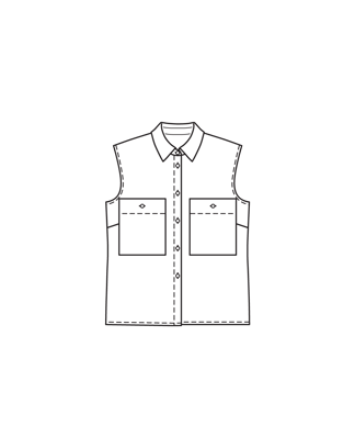 Poplin Blouse 125 | Burda Style 06/25