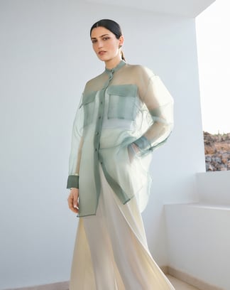 Bluzka nr 113 | organza | Burda Style 07/25 | Wykrój PDF
