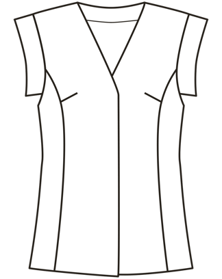 quilted fabric Waistcoat 107 | Burda Style 06/26 | PDF Pattern