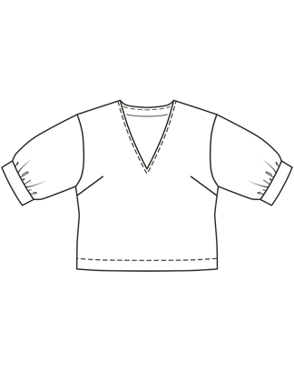 cotton Top 122 | Burda Style 06/26 | PDF Pattern