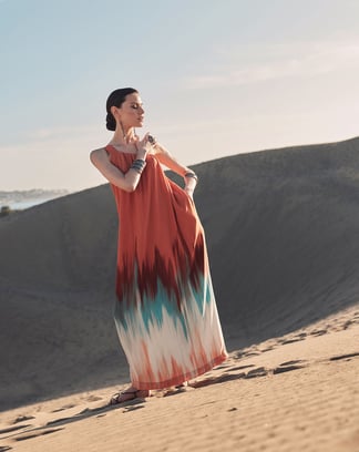 Viscose Summer dress 107 | Burda Style 07/26 | PDF Pattern