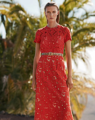Lace fabric Dress 114 | Burda Style 07/26 | PDF Pattern