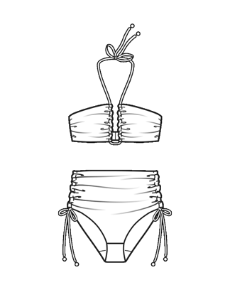 Bikini en jersey n°115 | Burda Style 07/26 | Patron PDF