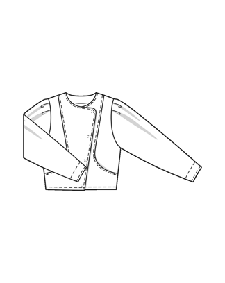 Veste en denim n°116 | Burda Style 07/26 | Patron PDF