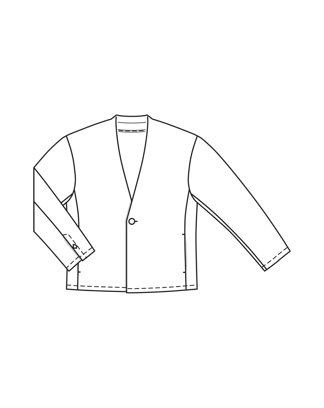 Marynarka nr 125 | bawełna | Burda Style 07/26 | Wykrój PDF
