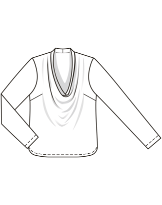 Crêpe Blouse 106 | Burda Style 08/26 | PDF Pattern