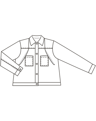 Nylon Coat 117 | Burda Style 08/26 | PDF Pattern
