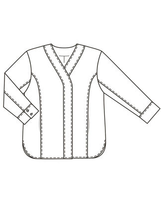 Jacquard Trousers 122 | Burda Style 08/26 | PDF Pattern