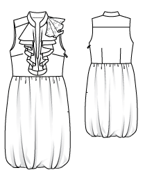Lace Detail Dress 04/2010 | PDF Sewing Pattern