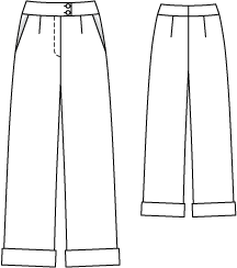 Wide Leg Pants 04/2010 | PDF Sewing Pattern