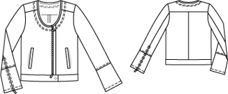 Collarless Jacket 04/2010 | PDF Sewing Pattern