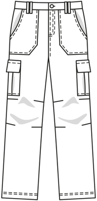Men's Cargo Pants 04/2010 | PDF Sewing Pattern