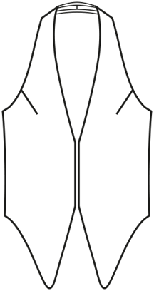 Sequin Vest 06/2010 | PDF Sewing Pattern