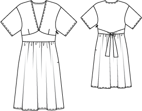Kimono Dress 06/2010 | PDF Sewing Pattern