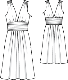 Drapé Dress 06/2010 | PDF Sewing Pattern