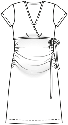 Maternity Wrap Dress 06/2010 | PDF Sewing Pattern