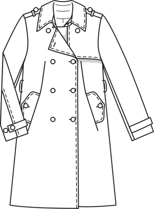 Twill Trenchcoat 09/2010 | PDF Sewing Pattern