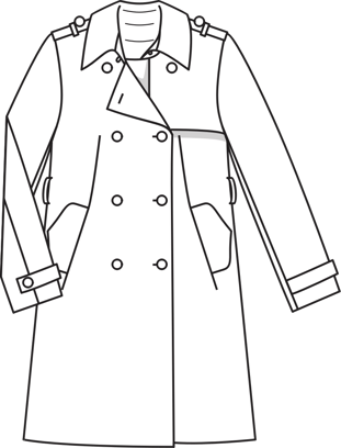 Twill Trenchcoat 09/2010 | PDF Sewing Pattern