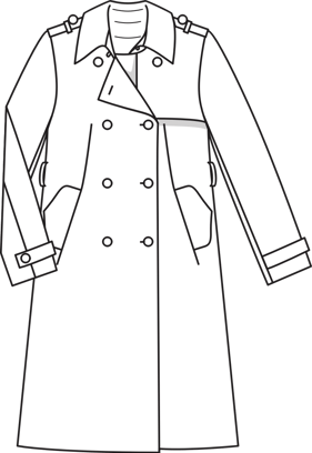 Twill Trenchcoat 09/2010 | PDF Sewing Pattern
