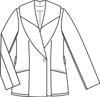 Belted Jacket 10/2010 | PDF Sewing Pattern