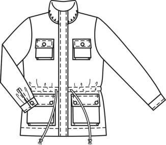 Fur Hood Parka 10/2010 | PDF Sewing Pattern