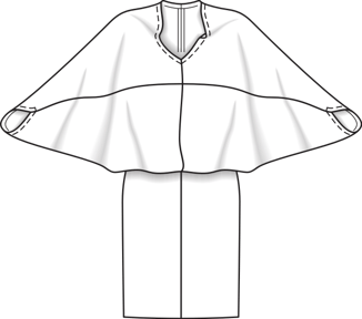 Batwing Jersey Dress 01/2011 | PDF Sewing Pattern