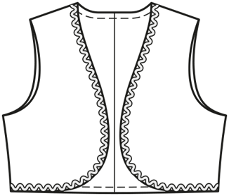 Men's Snake Charmer Vest 01/2011 | PDF Sewing Pattern