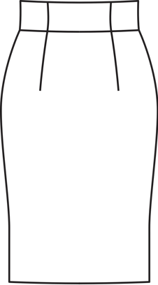 Stretch Pencil Skirt 02/2011 | PDF Sewing Pattern