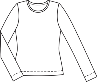 Floral Jersey Shirt 02/2011 | PDF Sewing Pattern