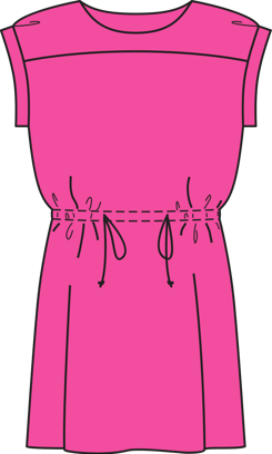 Drawstring Dress 02/2011 | PDF Sewing Pattern