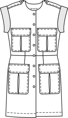 Safari Dress 02/2011 | PDF Sewing Pattern