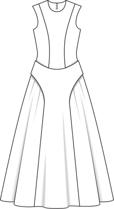 Wedding Gown with Full Skirt 03/2011 | PDF Sewing Pattern