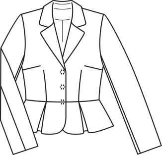Peplum Jacket 03/2011 | PDF Sewing Pattern