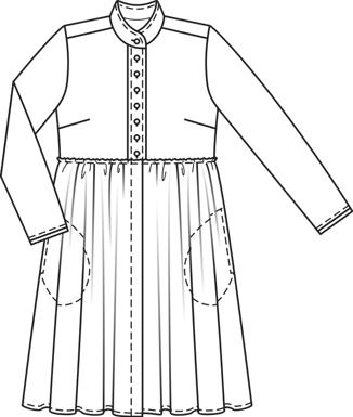 Prairie Shirt Dress 04/2011 | PDF Sewing Pattern