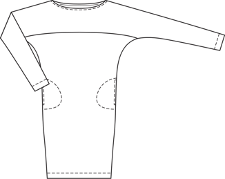 Two-Tone Dress 04/2011 | PDF Sewing Pattern