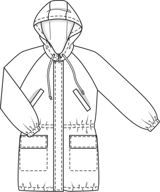 Hooded Parka (Plus Size) 04/2011 | PDF Sewing Pattern
