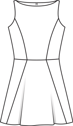 A Line Dress 5/2011 | PDF Sewing Pattern