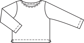 Boy's Long Sleeved Jersey Shirt 05/2011 | PDF Sewing Pattern