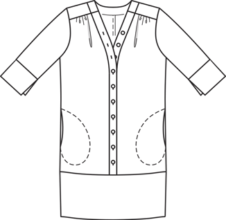 Linen Button Down Dress 06/2011 | PDF Sewing Pattern