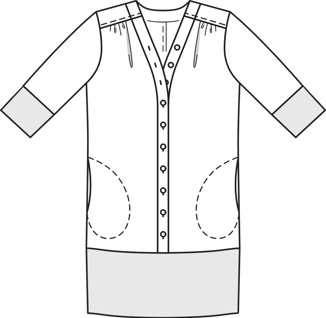 Linen Button Down Dress 06/2011 | PDF Sewing Pattern
